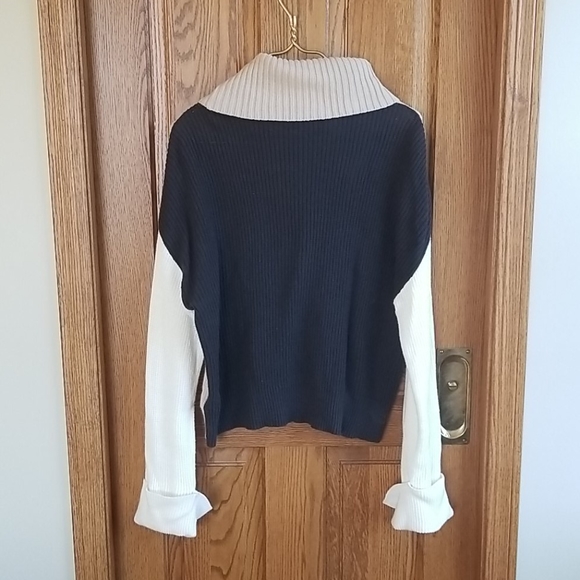 Splendid Cowl Neck Sweater Cotton - Picture 2 of 7